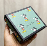 LADIES GUCCI X DISNEY WALLET LONG  FLAP GG SUPREME MICKEY MOUSE BEIGE 602530 LIMITED ED